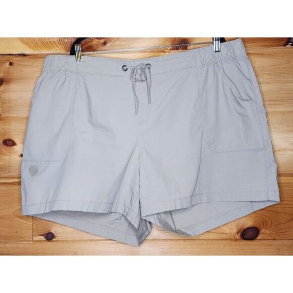 Lane Bryant Pull On Plus Size Short Plus Size 22 Tan Lightweight Pockets - Picture 6 of 13